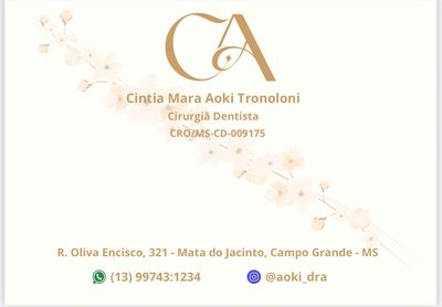 Foto do(a) Cintia Mara Aoki Tronoloni