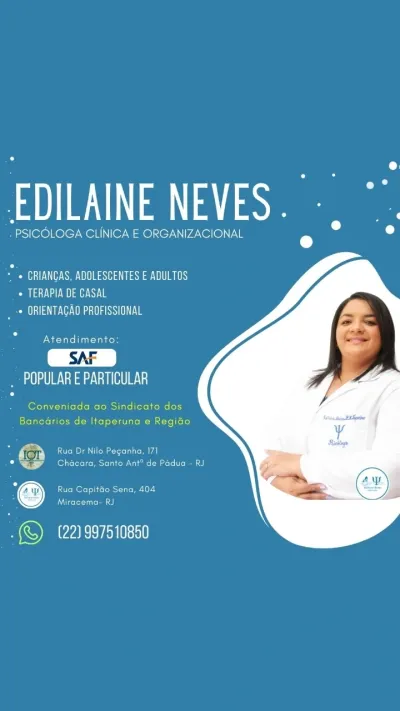 Foto do(a) Edilaine Neves Paula Neto Teperino